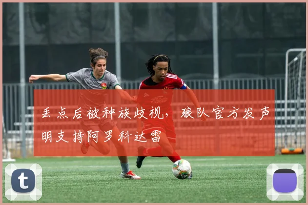 丢点后被种族歧视，狼队官方发声明支持阿罗科达雷